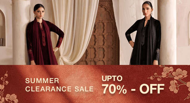 Pakistani Women's Clothing - Stitched and Unstitched Suits with Custom Stitching