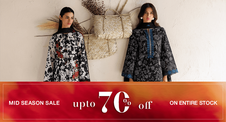 Pakistani Women's Clothing - Stitched and Unstitched Suits with Custom Stitching