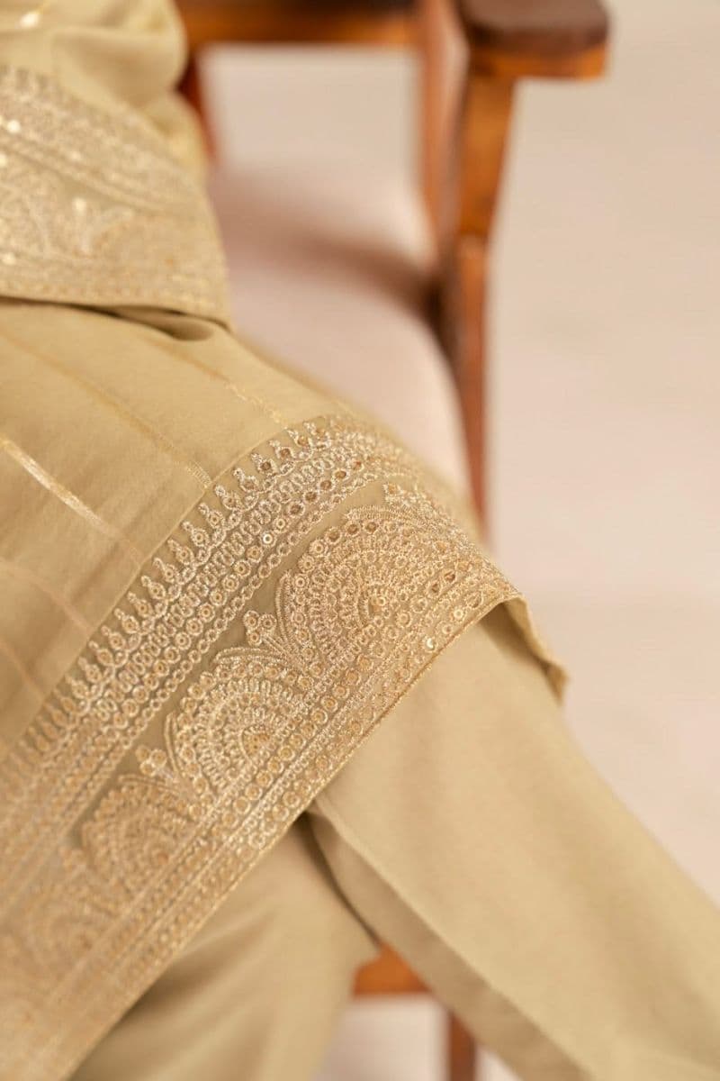 Golden Embroidered Lurex Ready-to-Wear Shirt thumbnail