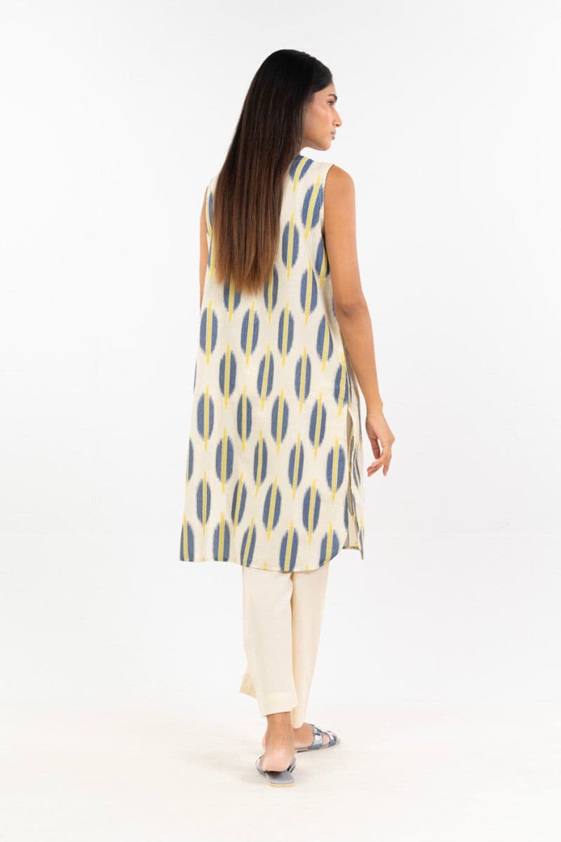 Beige Jacquard 2 Piece Ready-to-Wear Shirt thumbnail