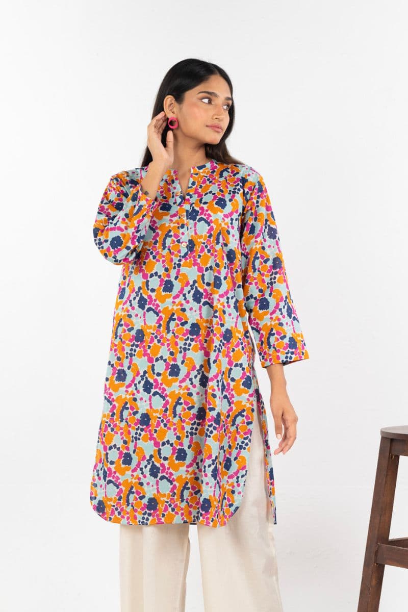 Multi Printed Cambric Ready-to-Wear Shirt thumbnail