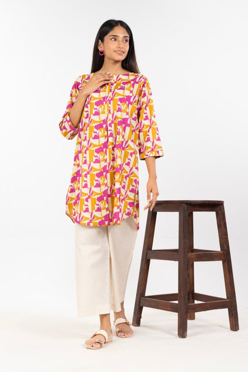Multi Printed Cambric Ready-to-Wear Shirt thumbnail