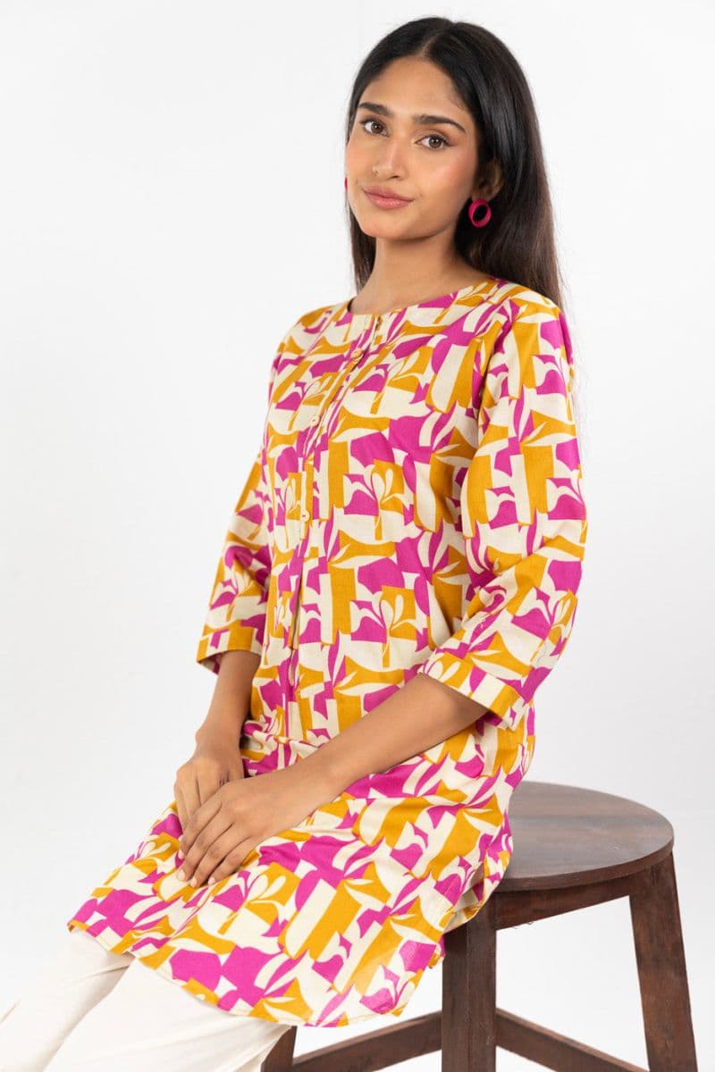 Multi Printed Cambric Ready-to-Wear Shirt thumbnail