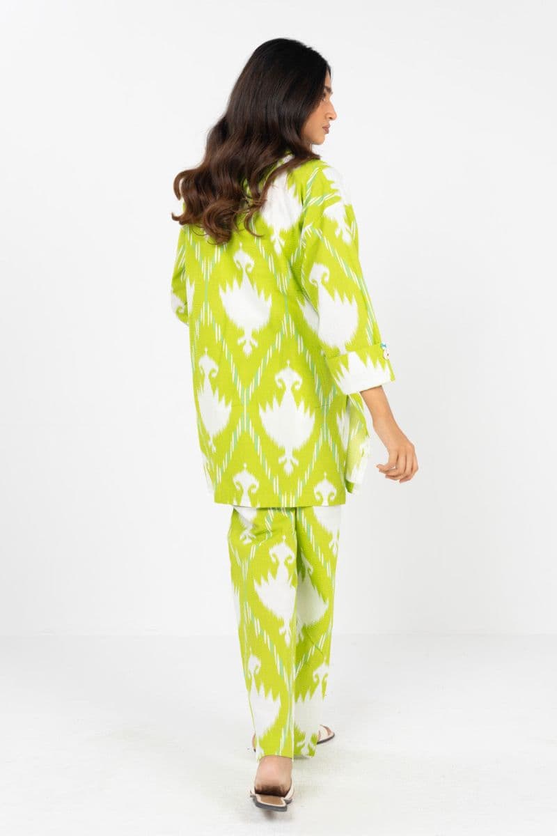 Green/White Printed Ready-to-Wear Suit thumbnail