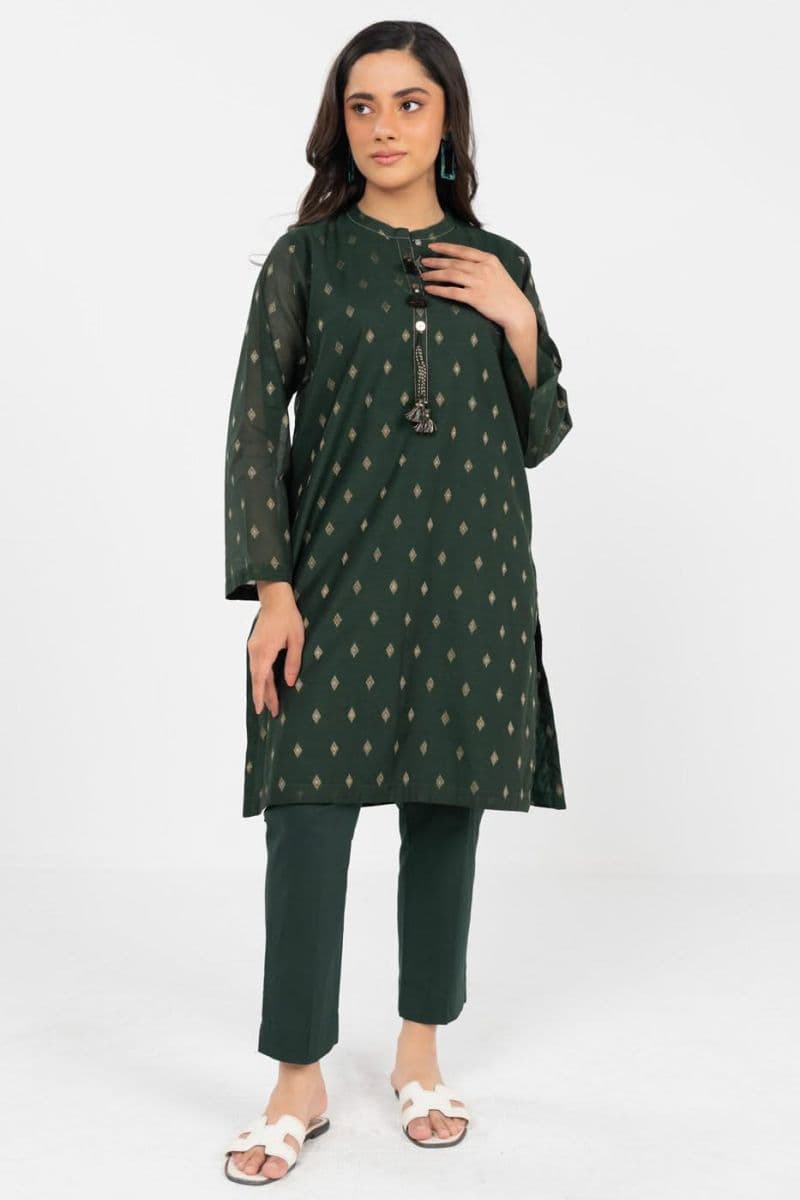 Green Jacquard Ready-to-Wear Suit thumbnail