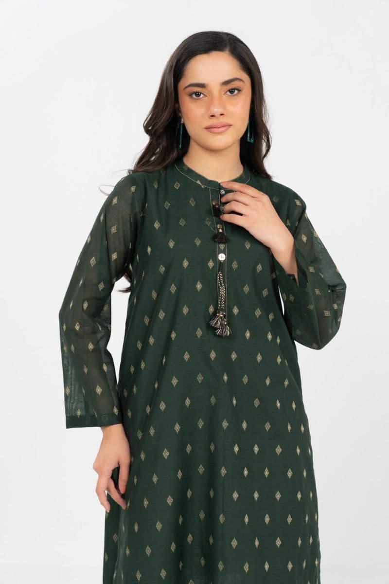 Green Jacquard Ready-to-Wear Suit thumbnail