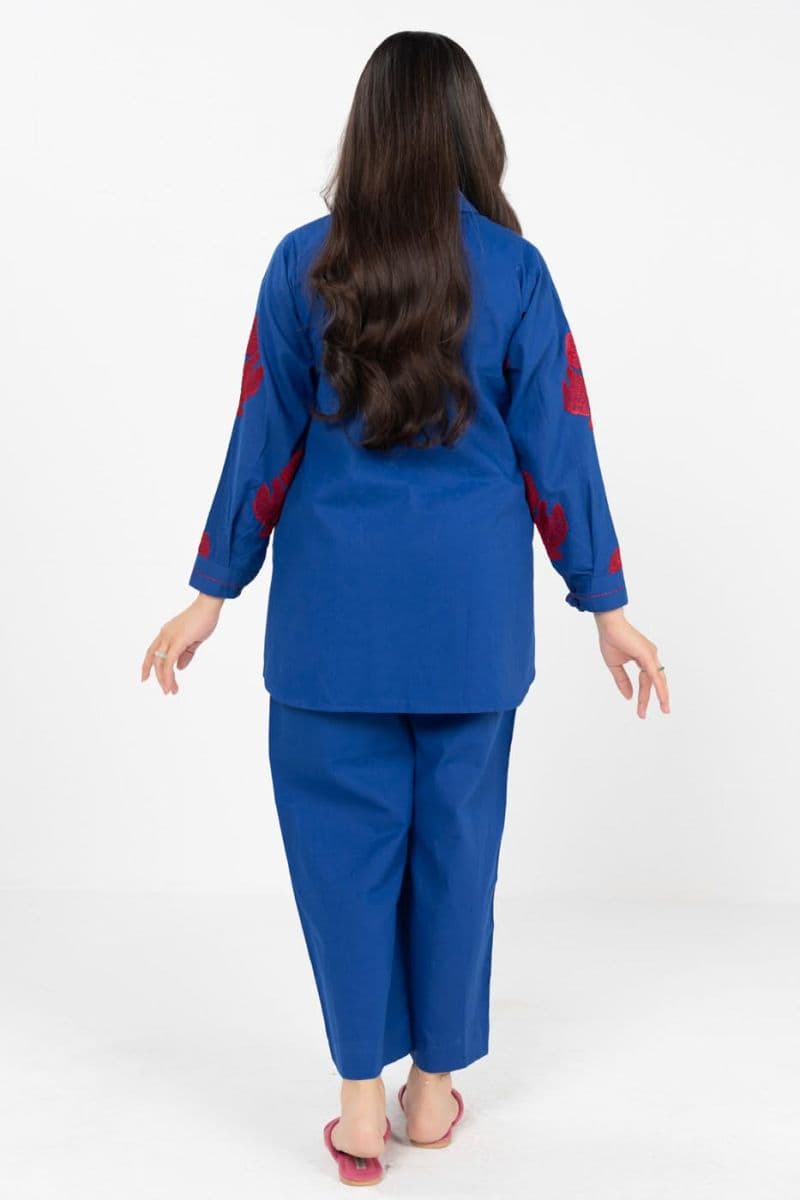 Blue Embroidered Ready-to-Wear Suit thumbnail