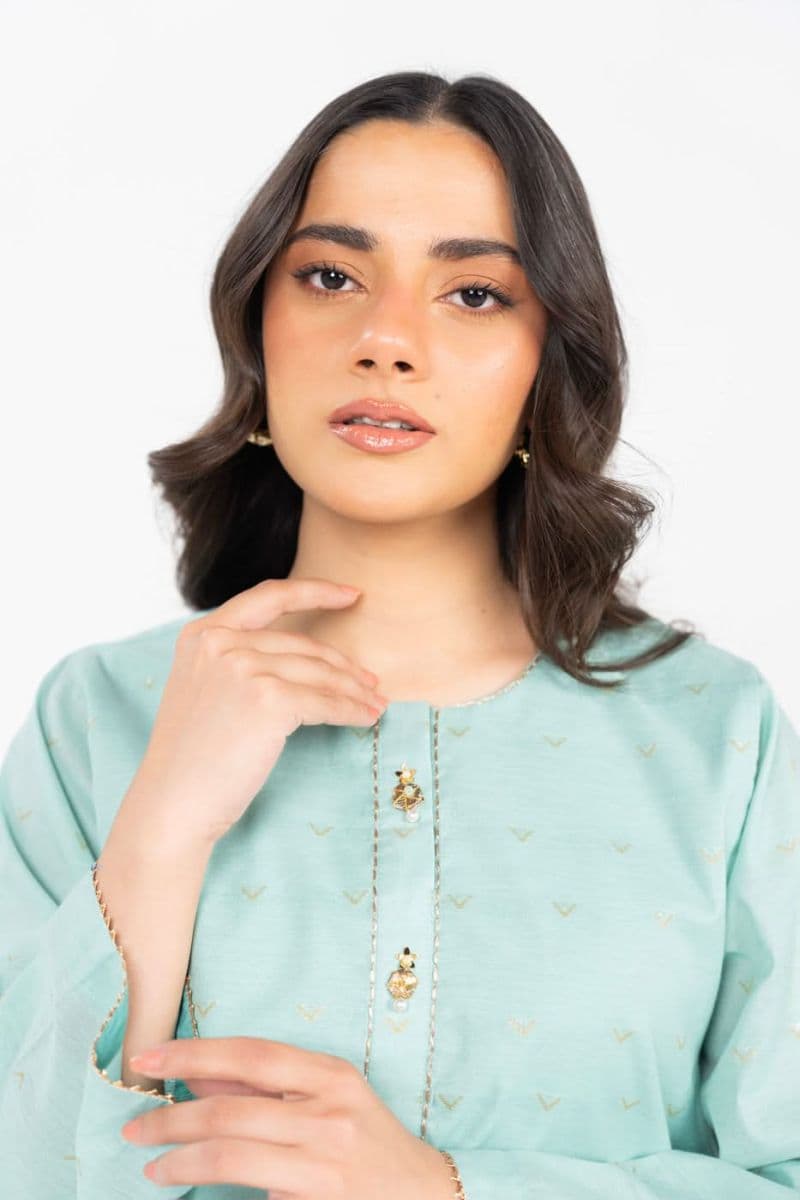 Sky Blue Jacquard Ready-to-Wear Suit thumbnail