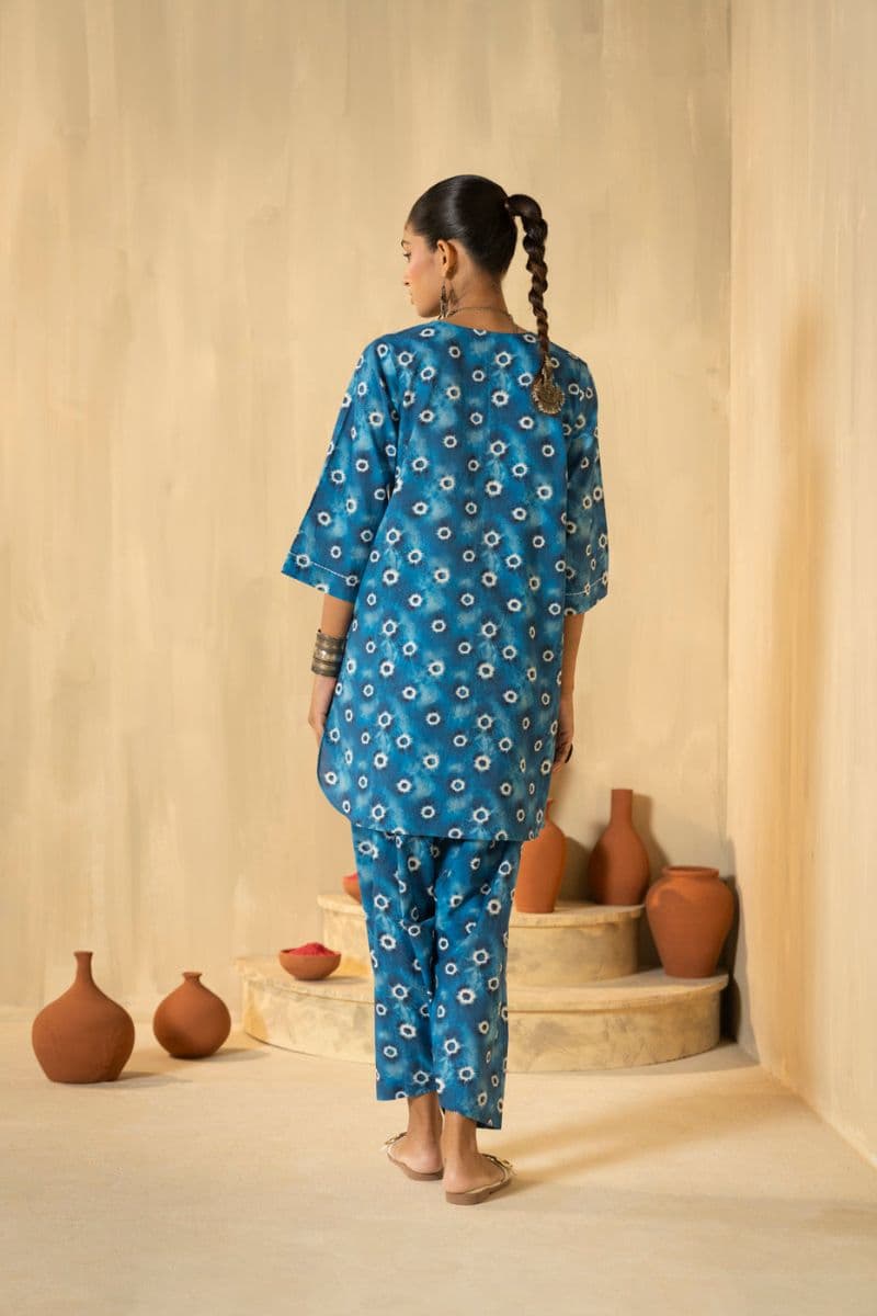 Blue Cambric 2 Piece Ready-to-Wear Shalwar thumbnail
