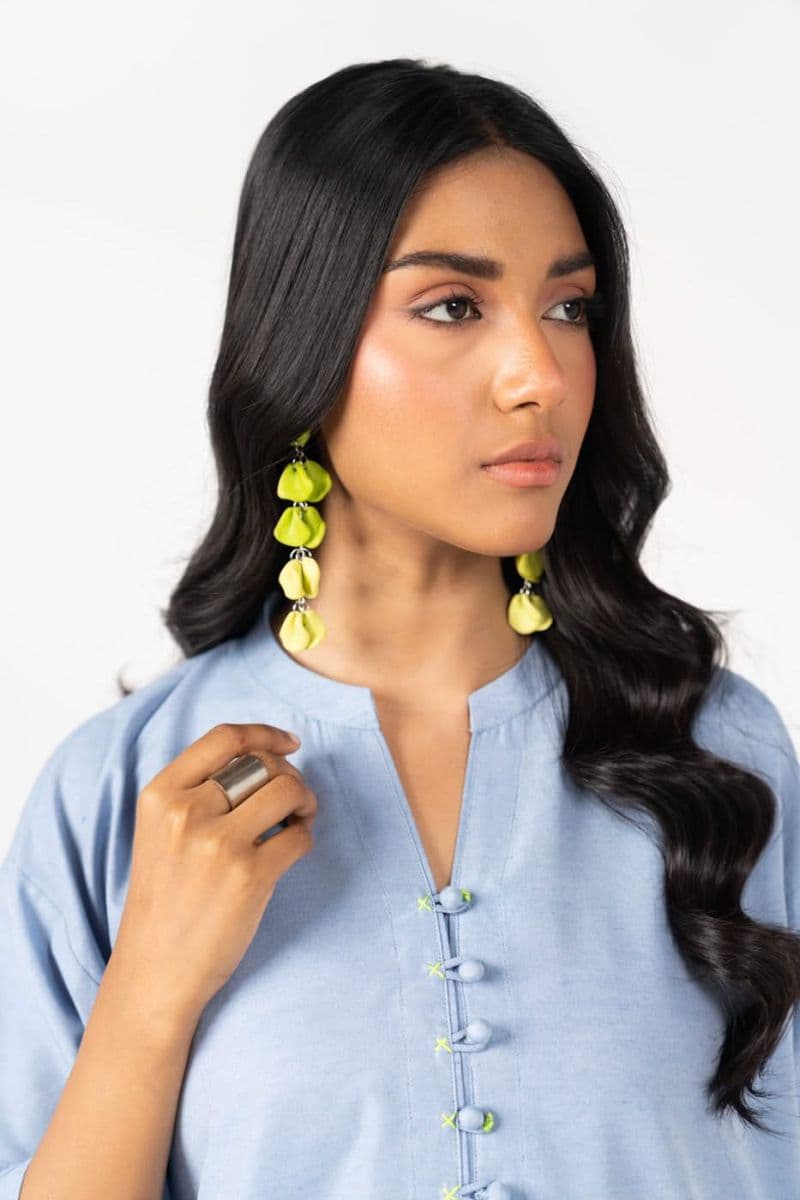 Sky Blue Lawn 2 Piece Ready-to-Wear Suit thumbnail