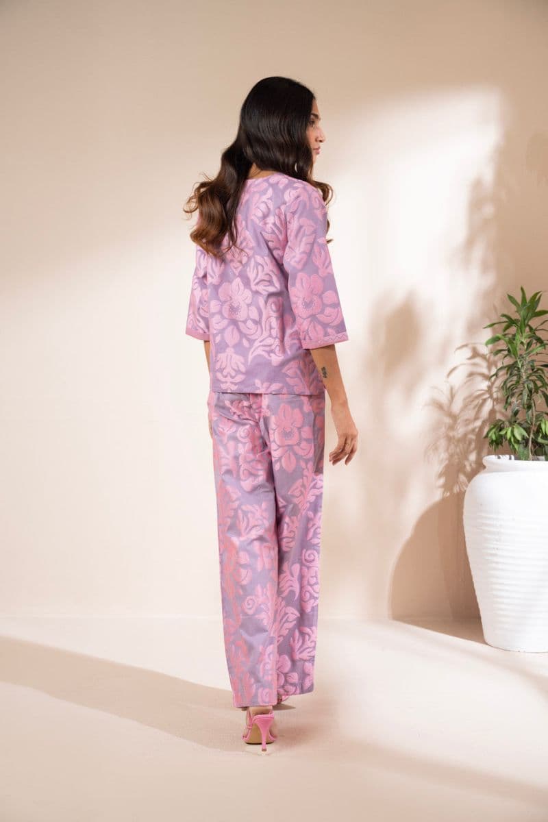 Pink/Purple Jacquard Ready-to-Wear Shirt thumbnail
