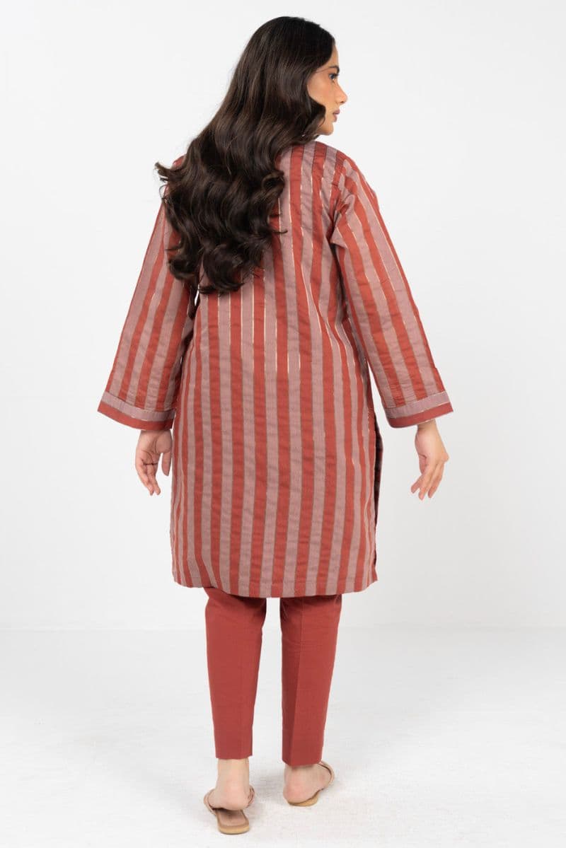 Rust Zari Lawn Ready-to-Wear Shirt thumbnail