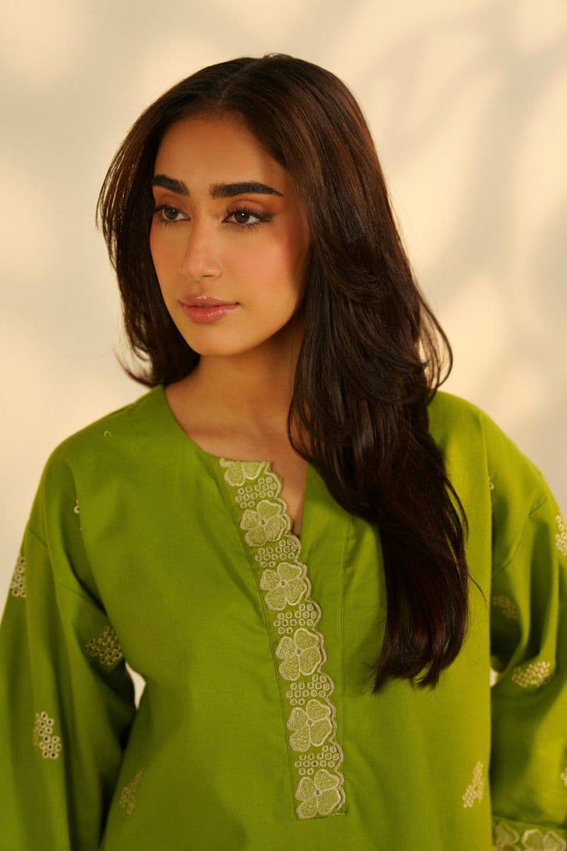 Green Embroidered Ready-to-Wear Shirt thumbnail