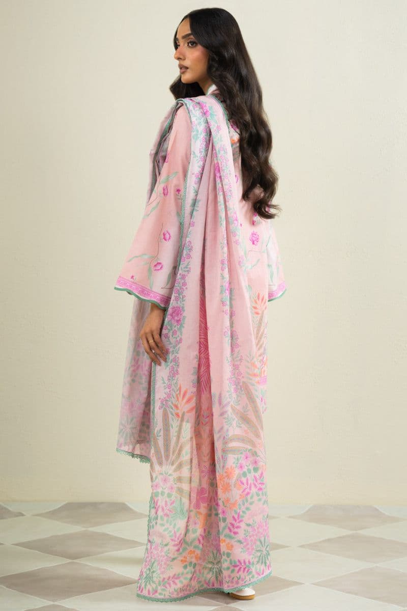 Light Pink Printed Cambric 2 Piece Dupatta thumbnail
