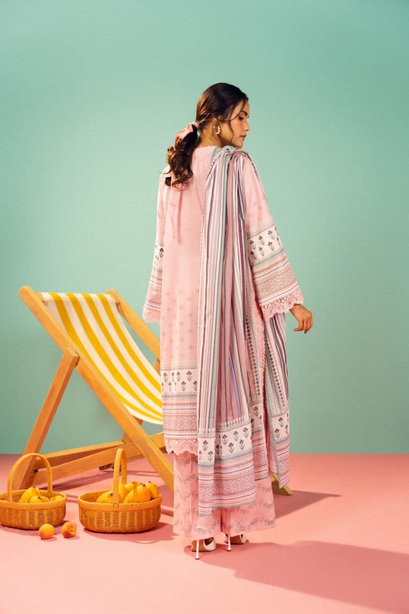 Blue Printed Lawn 3 Piece Unstitched Suit thumbnail