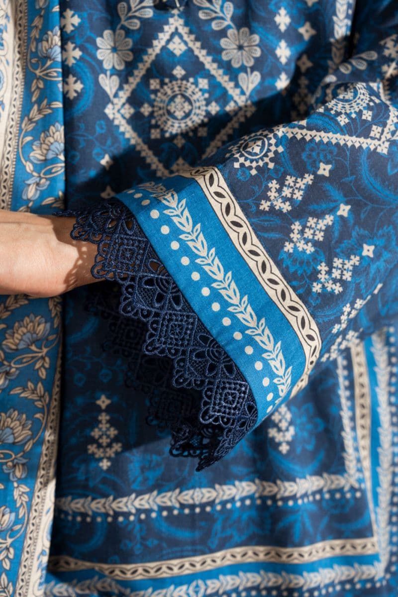 Blue Printed Lawn 3 Piece Unstitched Suit thumbnail