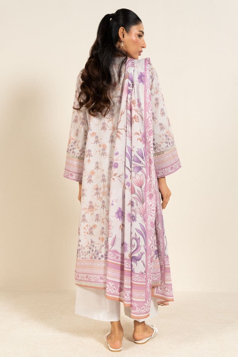 Off White Printed Lawn 2 Piece Dupatta thumbnail