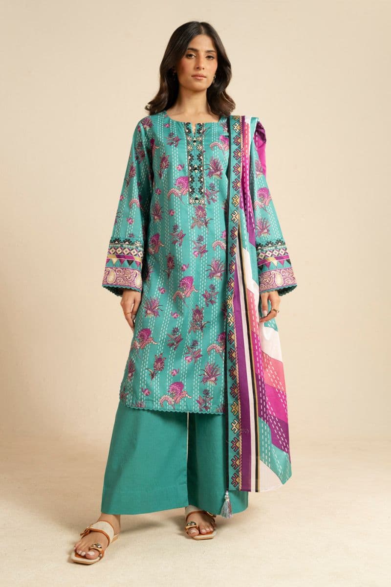 Ferozi Printed Lawn 3 Piece Unstitched Suit thumbnail