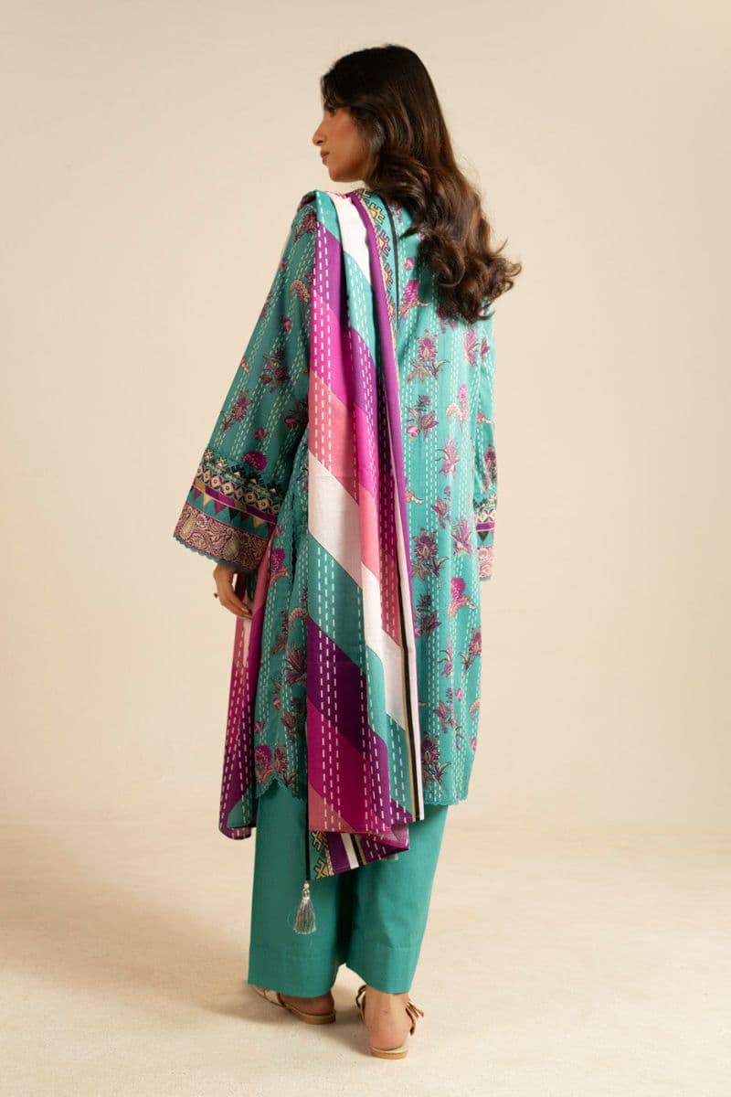 Ferozi Printed Lawn 3 Piece Unstitched Suit thumbnail
