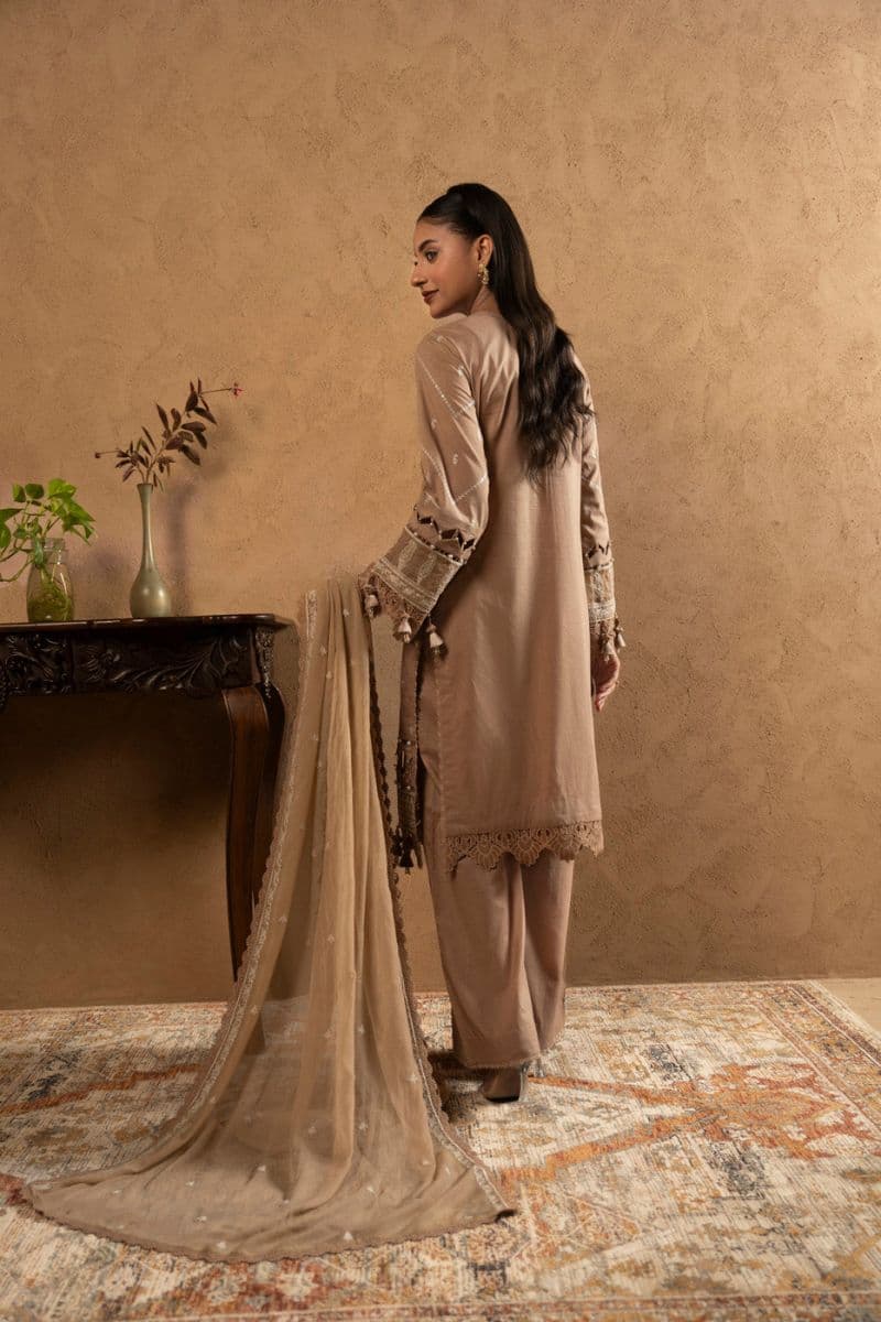 Fawn Embroidered Lawn 3 Piece Unstitched Suit thumbnail