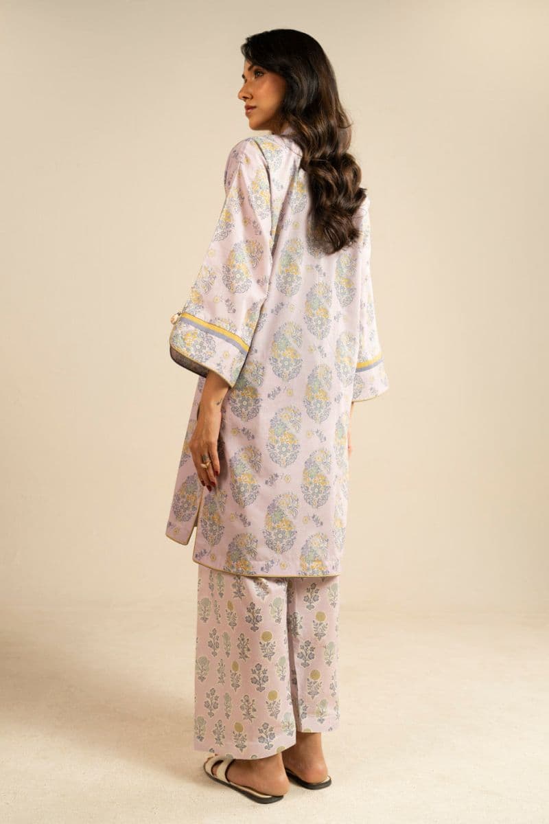 Lilac Printed Lawn 2 Piece Unstitched Suit thumbnail