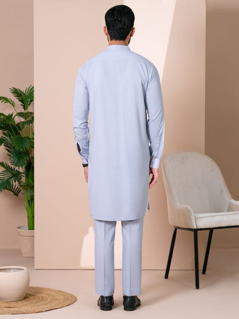 Light Blue Kurta Trousers thumbnail