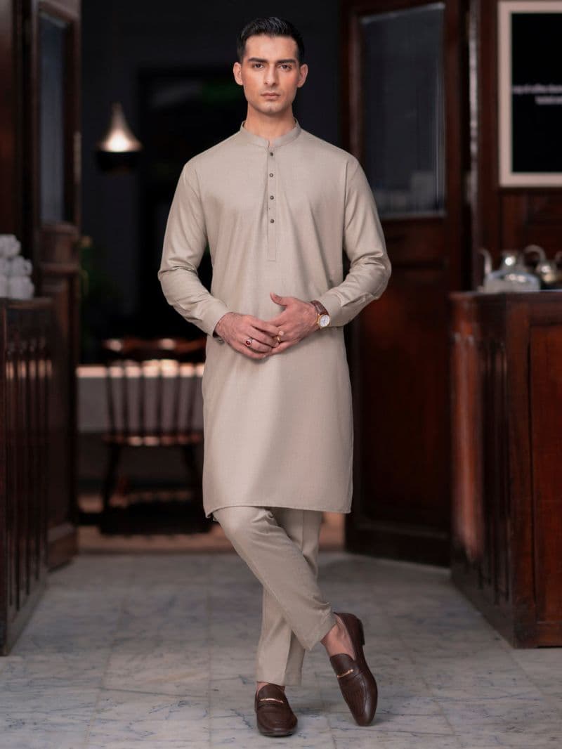 Green Light Blended Kurta Trouser thumbnail
