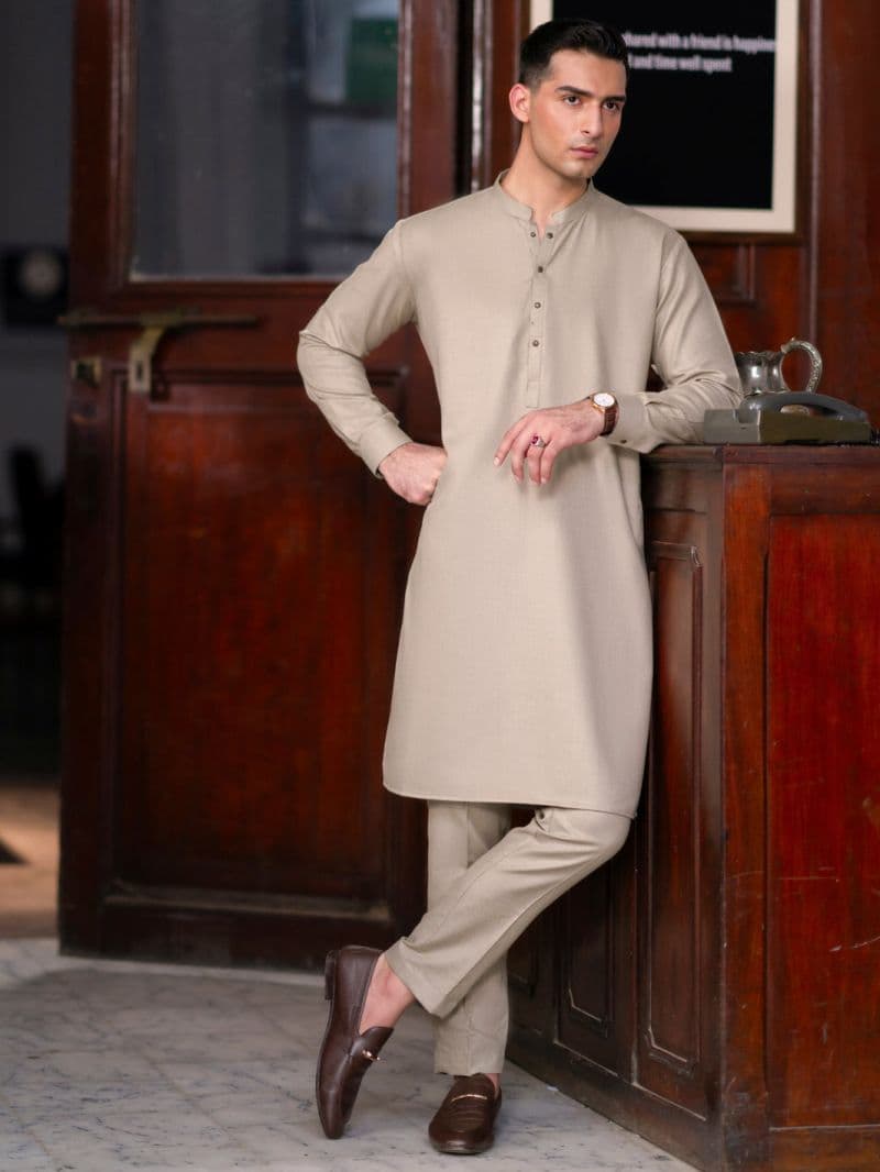 Green Light Blended Kurta Trouser thumbnail