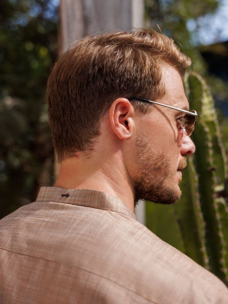 Light Brown Cotton Kurta Trouser thumbnail
