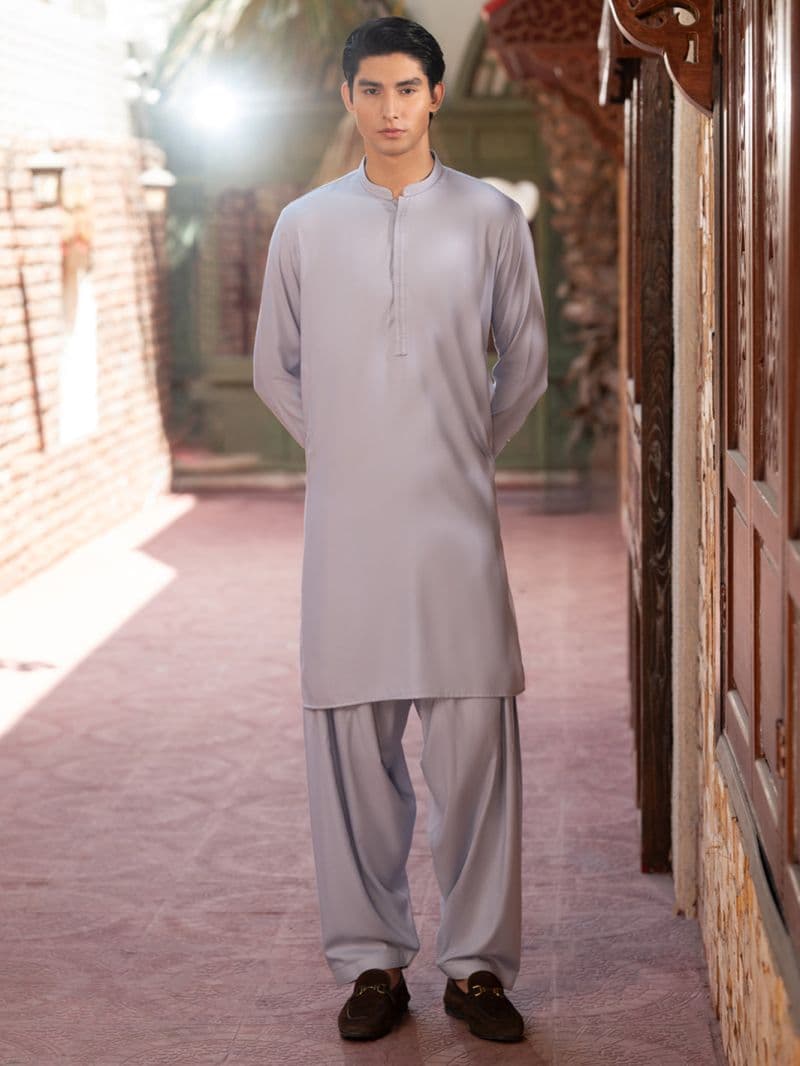 Light Blue Kameez Shalwar thumbnail