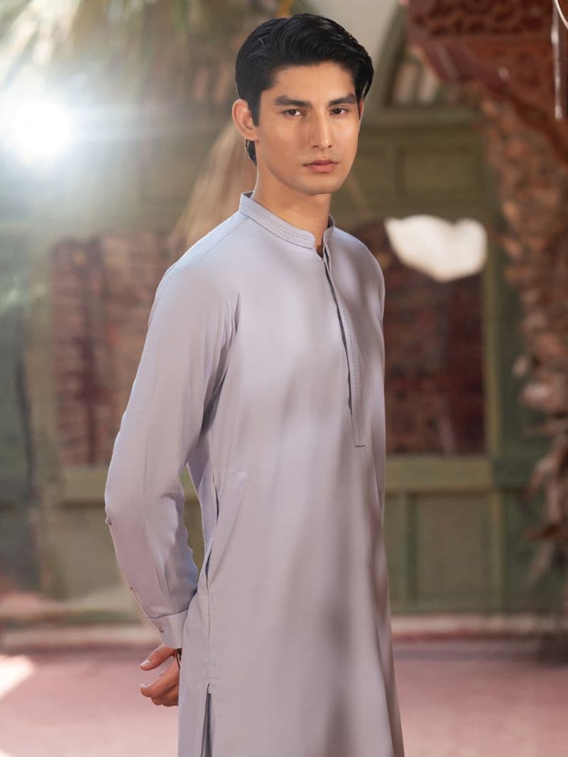 Light Blue Kameez Shalwar thumbnail