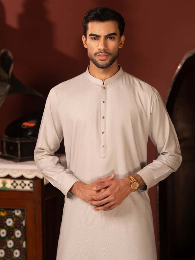 Pastel Green Kameez Shalwar - alternate view