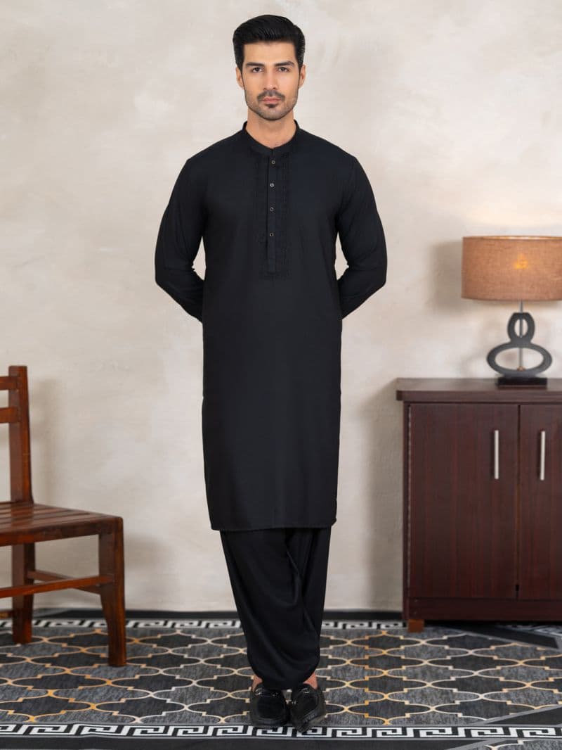 Black Kameez Shalwar thumbnail