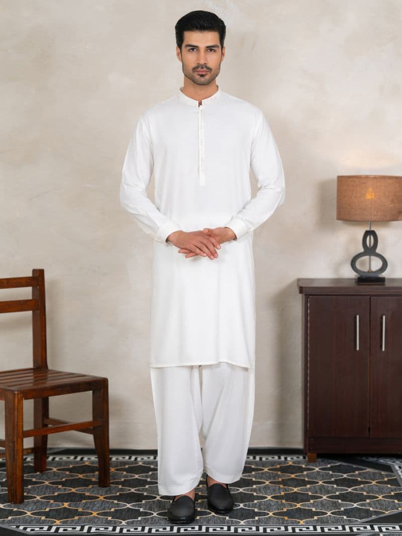 White Kameez Shalwar thumbnail