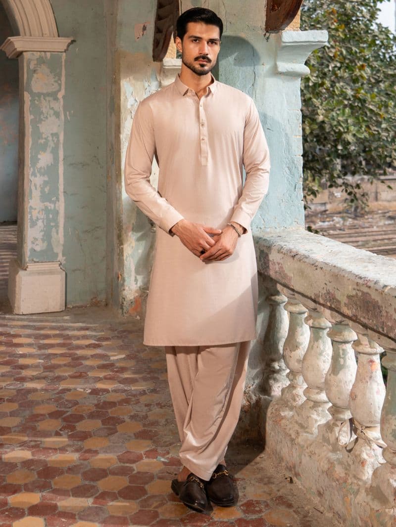Tea Pink Kameez Shalwar thumbnail