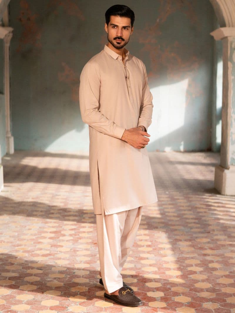Tea Pink Kameez Shalwar thumbnail