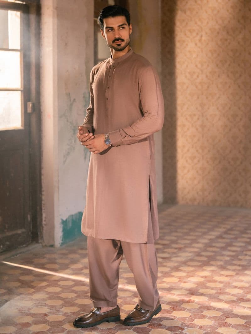 Brown Kameez Shalwar thumbnail