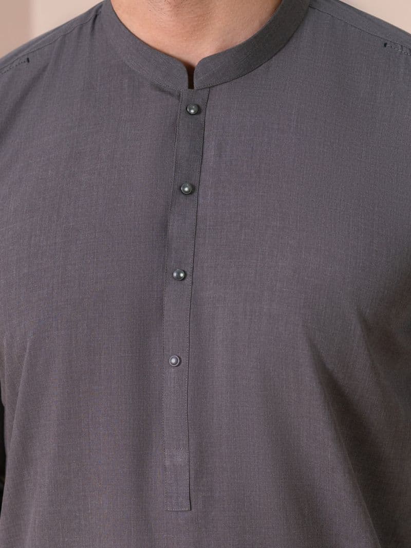 Dark Olive Kameez Shalwar thumbnail