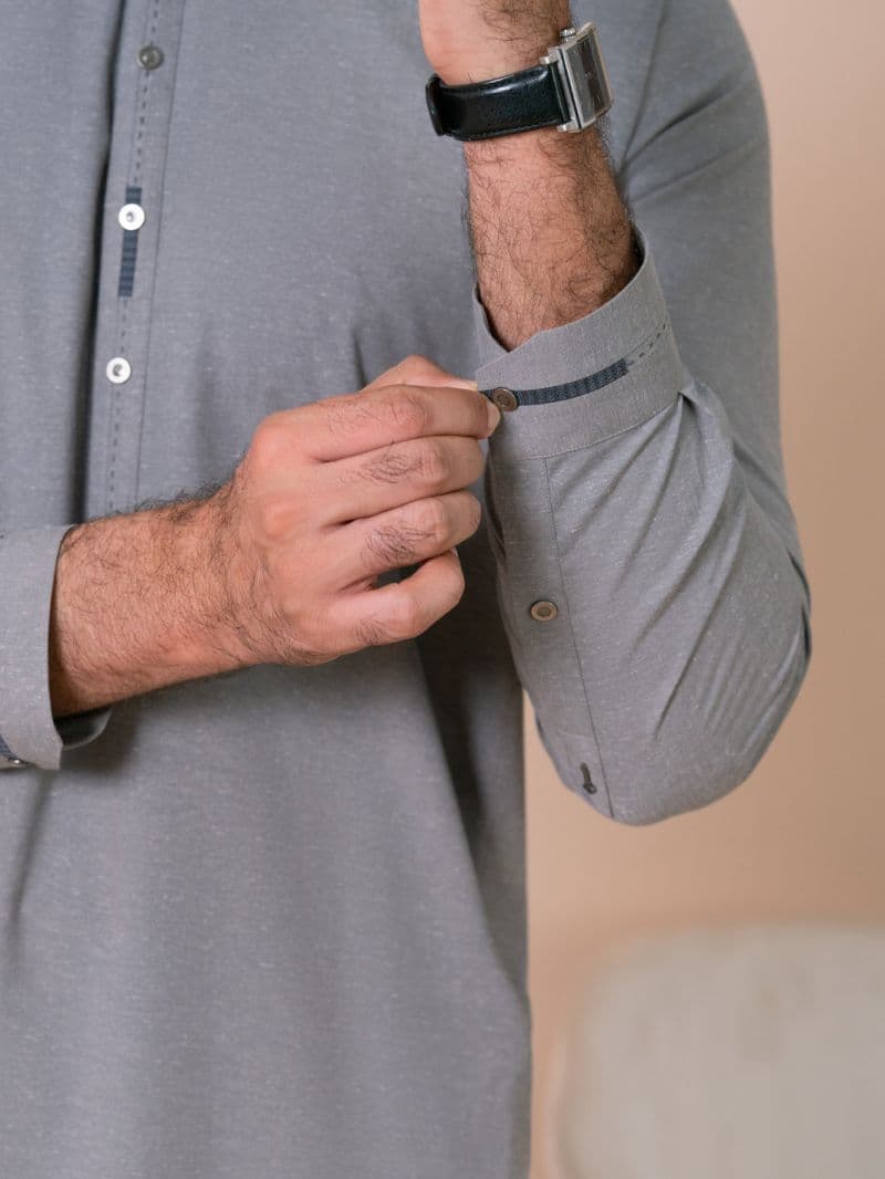 Grey Cuts & Sew Kameez Shalwar thumbnail