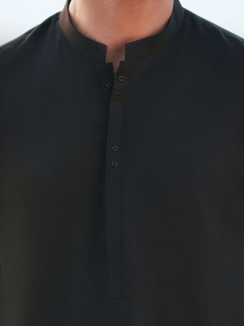 Black Cut & Sew Kameez Shalwar thumbnail