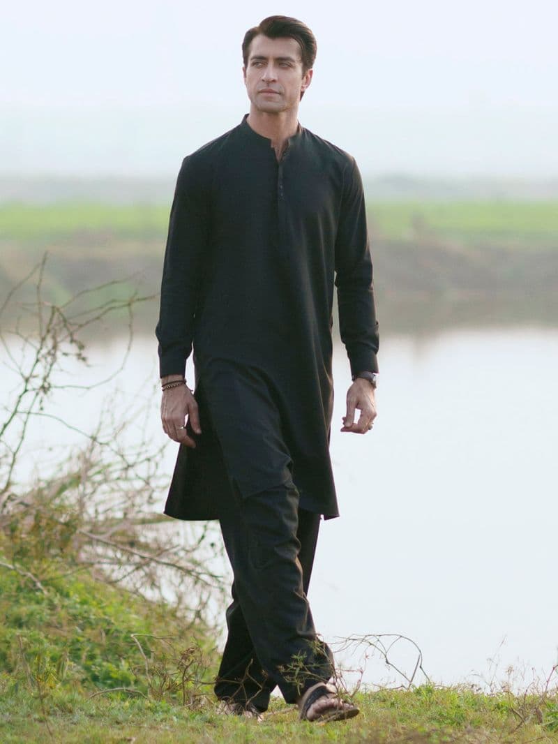 Black Cut & Sew Kameez Shalwar thumbnail