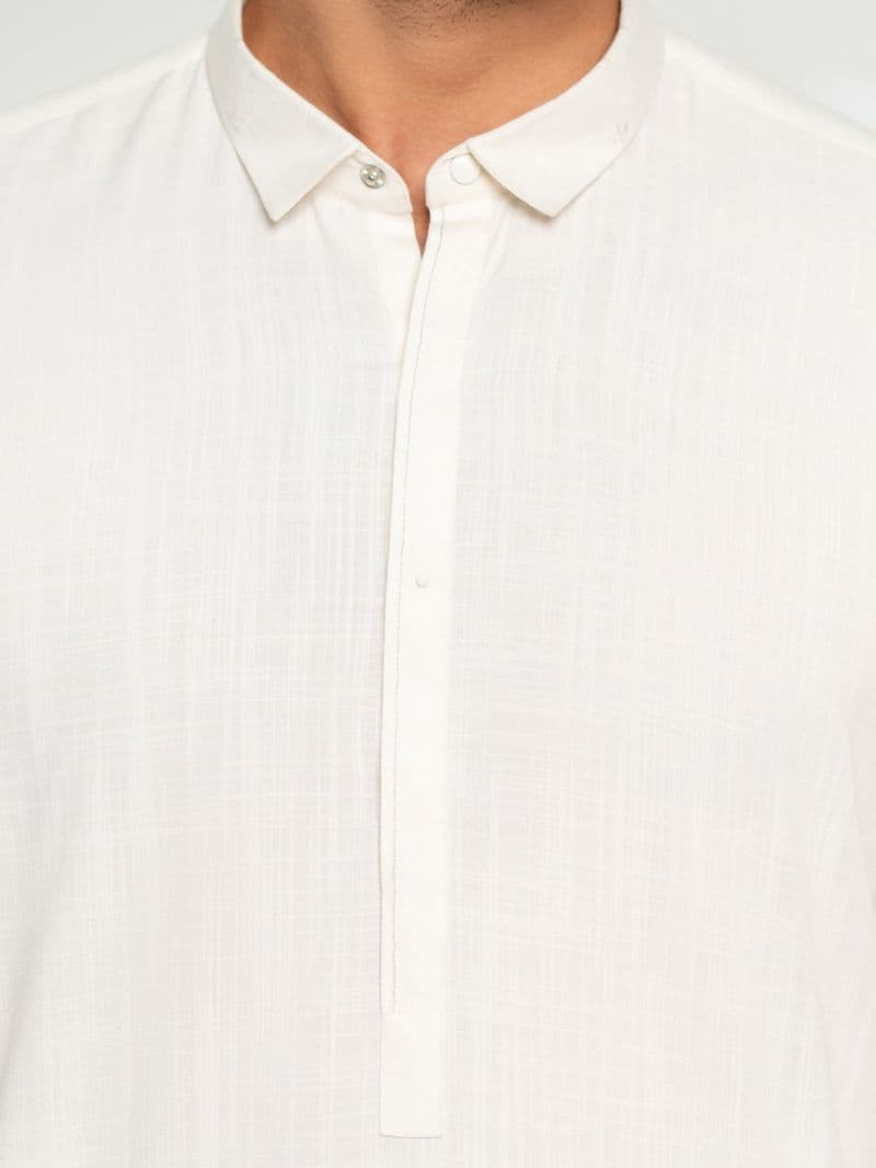 White Cut & Sew Kameez Shalwar thumbnail