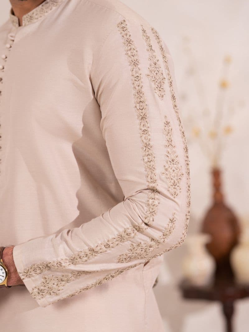 Beige Semi-Formal Special Kurta thumbnail