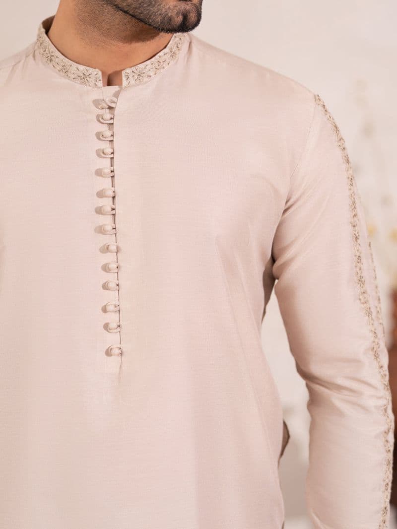 Beige Semi-Formal Special Kurta thumbnail