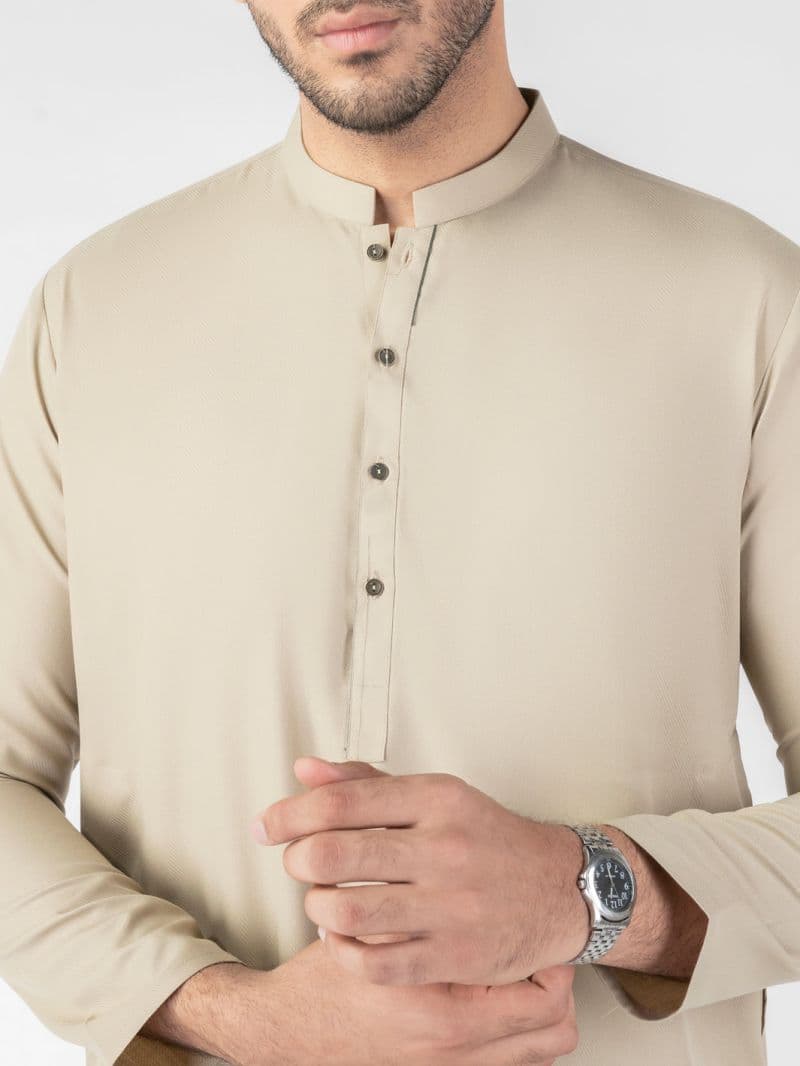 Sage Green Blended Kurta thumbnail