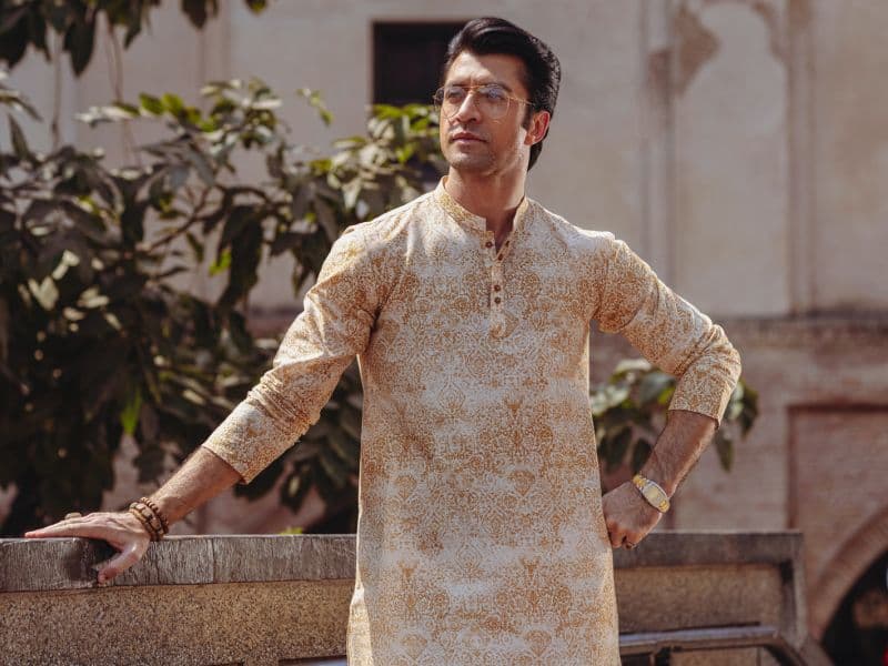 Mustard Cotton Kurta thumbnail