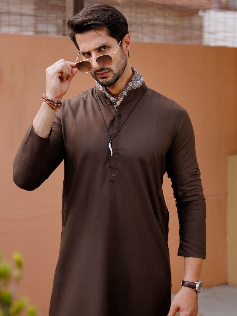 Green Blended Kurta thumbnail