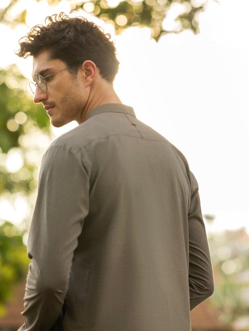 Brown Blended Kurta thumbnail