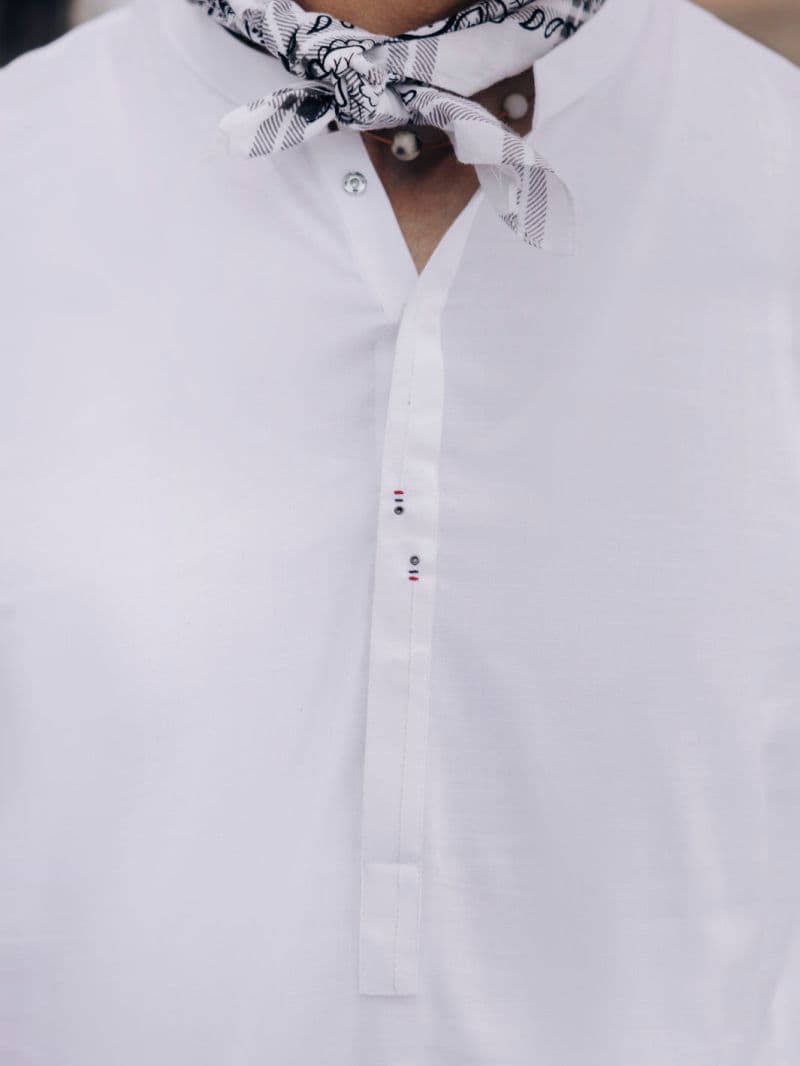 White Cotton Kurta thumbnail
