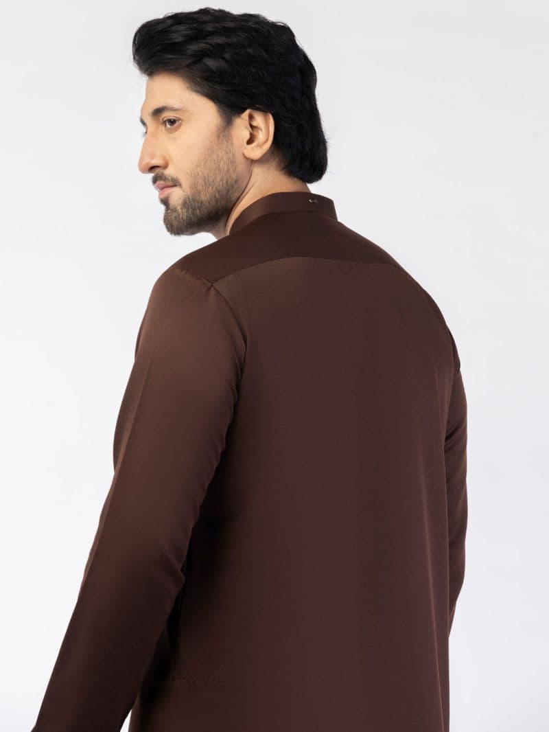 Brown Blended Kurta thumbnail